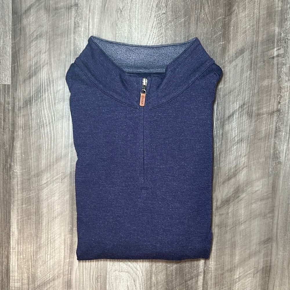 Mizzen + Main Trim Fit Quarter Zip Pullover - 2XL